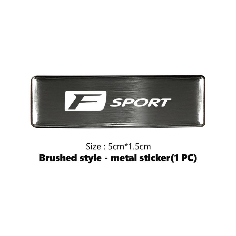 For Lexus Car Body Sticker Badge Auto Styling Decoration Accessories F Sport ES LS IS GS LC RC GC RX CT200h UX NX LX GX