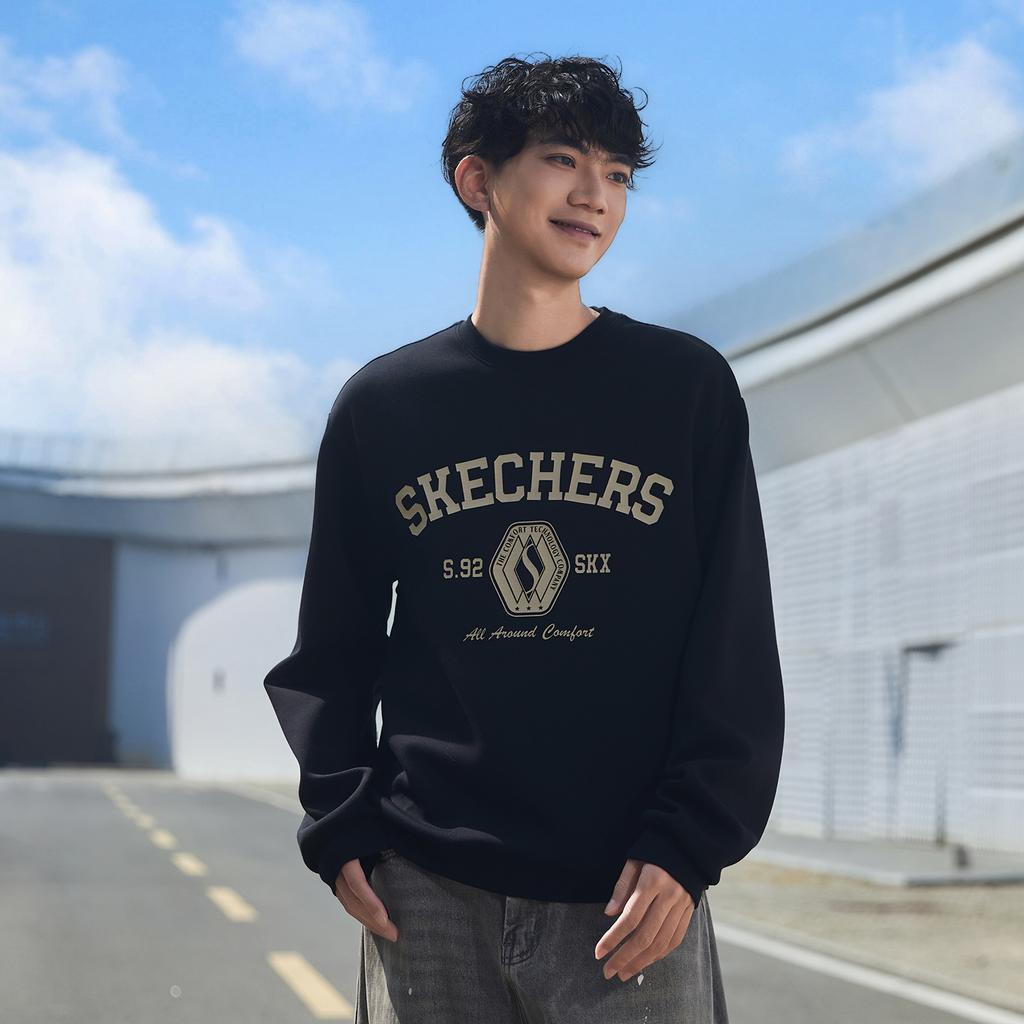 Skechers Sweatshirts Unisex Crew Neck Moderate L225U178