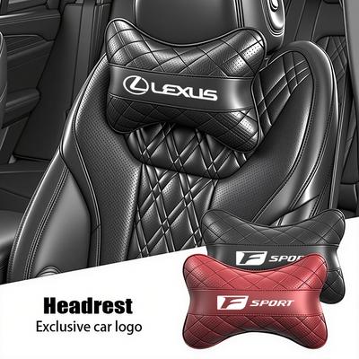 Car Headrest Auto Seat Head Neck Rest Pillow Accessories For F SPORT ES RX NX LS UX LM LX GX LC RZ IS CT GS RC HS SC LBX
