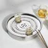 777 Stainless Steel Round Tea Tray