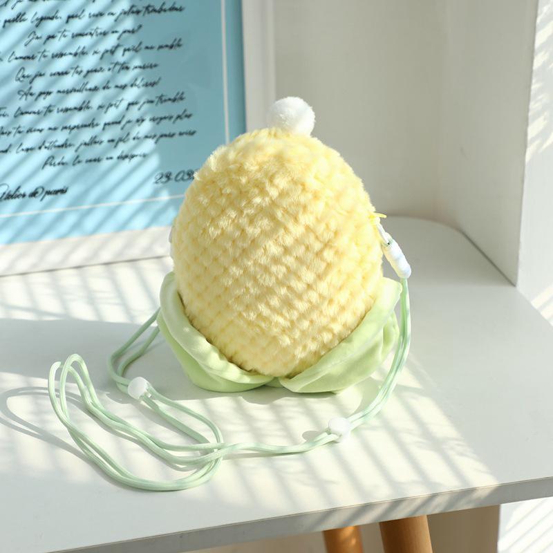 Cute Corn Shoulder Bag - Fruit Plush Toy, Decorative Cartoon Coin Purse for Girls