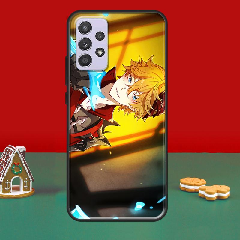 Tartaglia Genshin Impact Cover For Samsung A32 A12 A22 A52 A72 A21S A20e A03S A40 A50 A70 A31 A51 A71 A52S Case