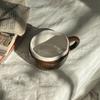 INS Creative Coffee Cup Irregular Imitation Coconut Shell Water Cup Coconut Ceramic Mug  Household
