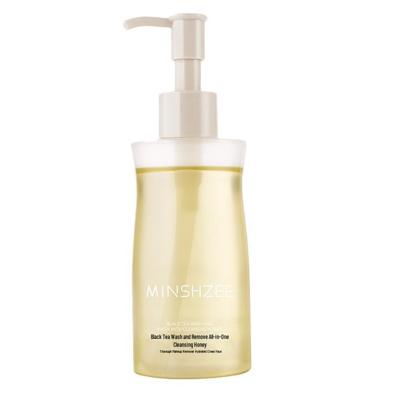 MINSHZEE Black Tea Cleansing Oil: Makeup Remover & Gentle Deep Cleanser, Non-Irritating & Oil-Control Formula (M-9622)