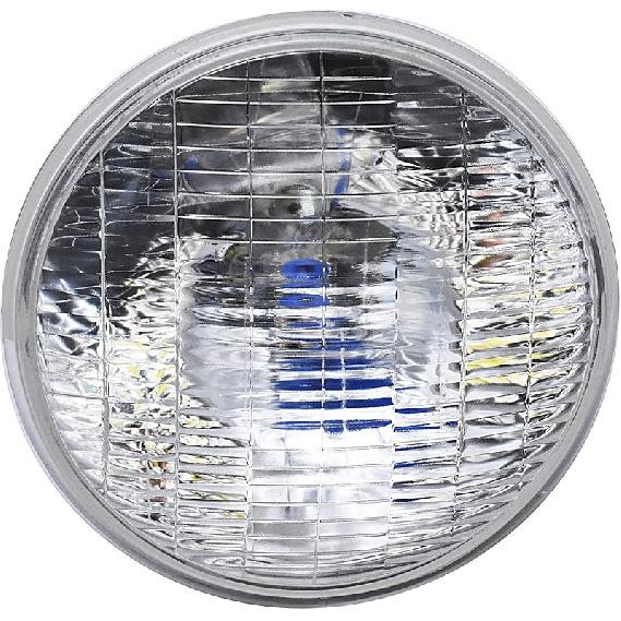 H6024 Super Vision Crystal Headlight, Halogen Sealed Beam Headlight, (7"" ROUND, 178MM) (110/130W), Replaces# H6024