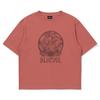 Bluetail Red VinTage PrinTing ShorT Sleeve T shirT aab3Ts09rd