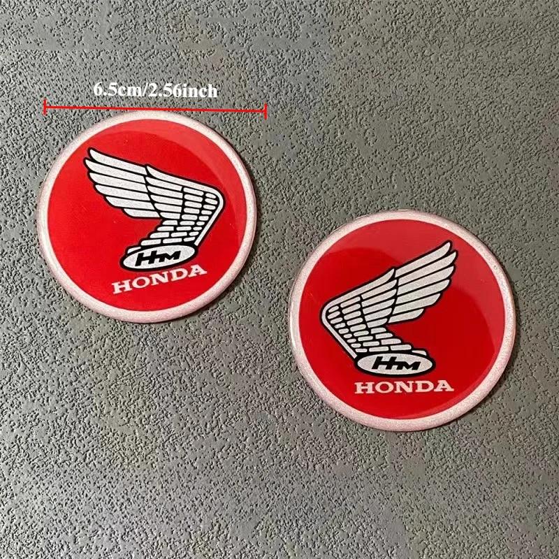 AZD1 Honda Motorcycle Circular Label Sticker, Fuel Tank Sticker, Suitable for Cb400f 650 CB190SS Cbr1000rr Honda Emblem