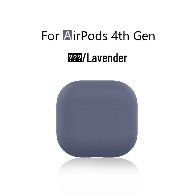 Compatible Silicone Protective Case for Apple AirPods 4th Gen and AirPods Pro 3