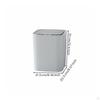 Trash Can Reusable Power Source Smart Reversible Charging Port Household Storage
