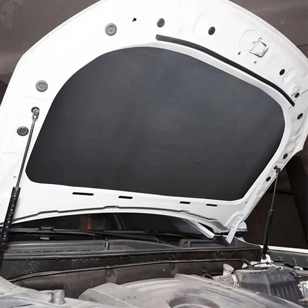 1 ritinėlis 100x50cm Akustinės izoliacijos kilimėlis 3/5/6/8/10/15mm Automobilio variklio dangčio garso izoliacijos pagalvėlė Sunkvežimiams, visureigiams, automobiliams