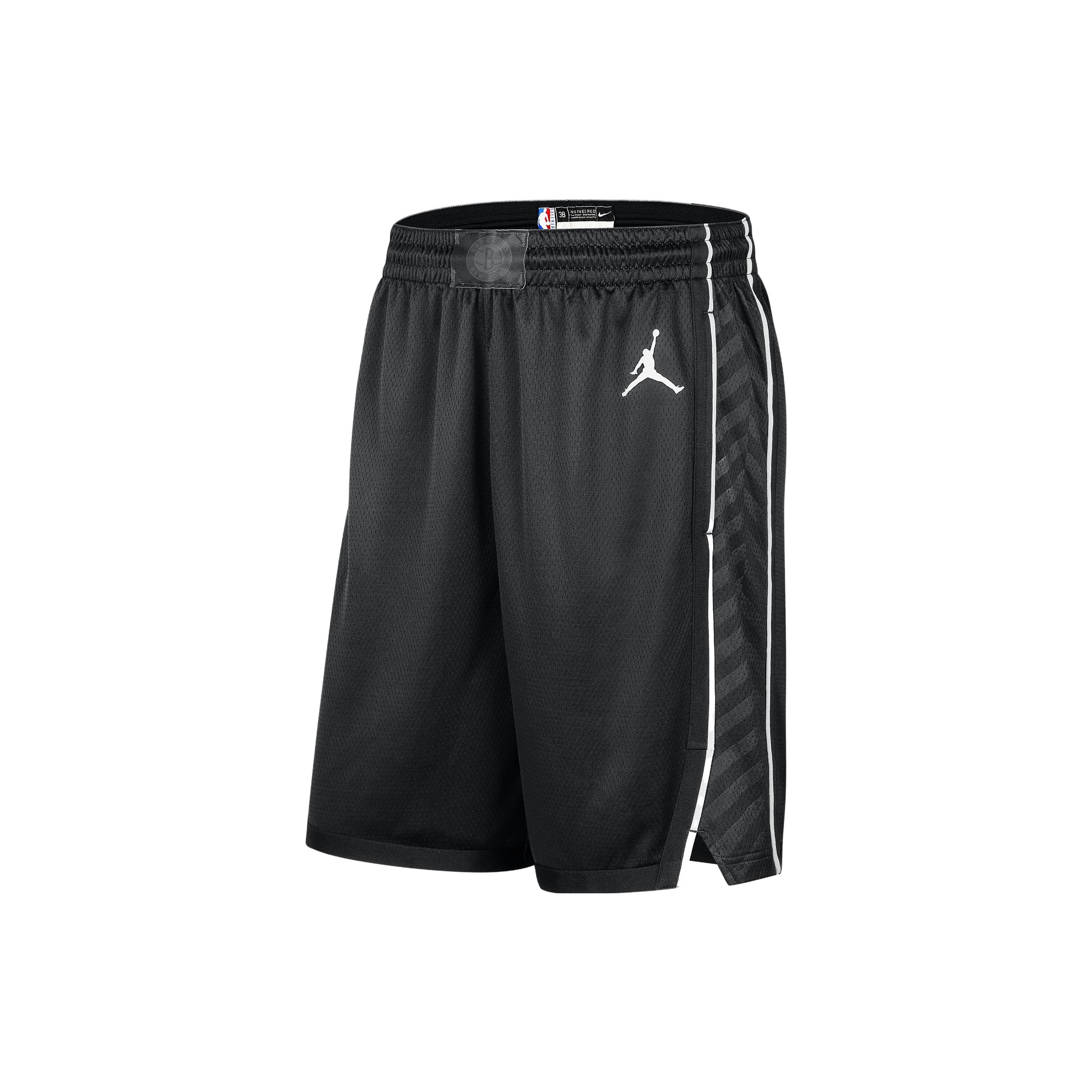 Air Jordan Dri-FIT NBA Brooklyn Nets Statement Edition Swingman Basketball Shorts Black Men s DO9423-010 S