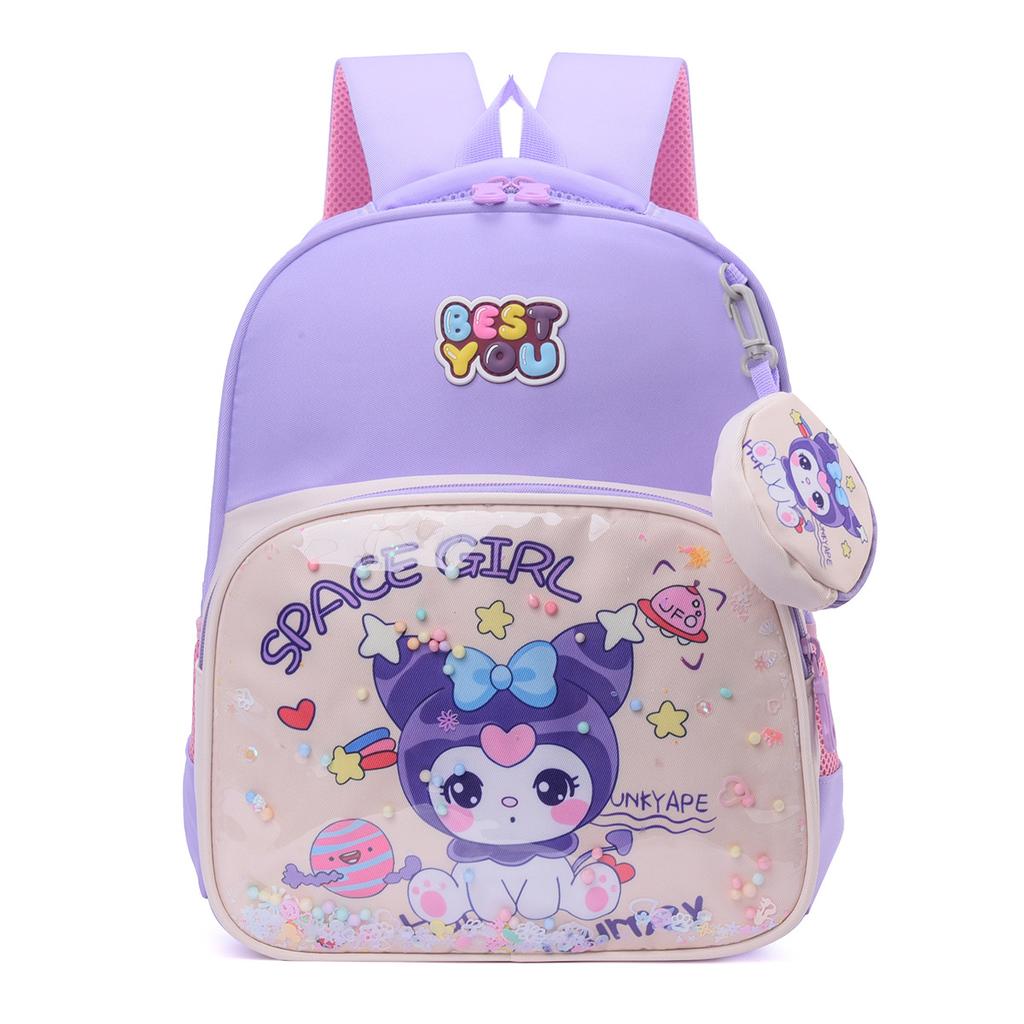 Schoolbag New Cartoon Animation Boys and Girls Schoolbag Large Capacity Cute Super Trendy Children's Backpack Kindergarten Backpack