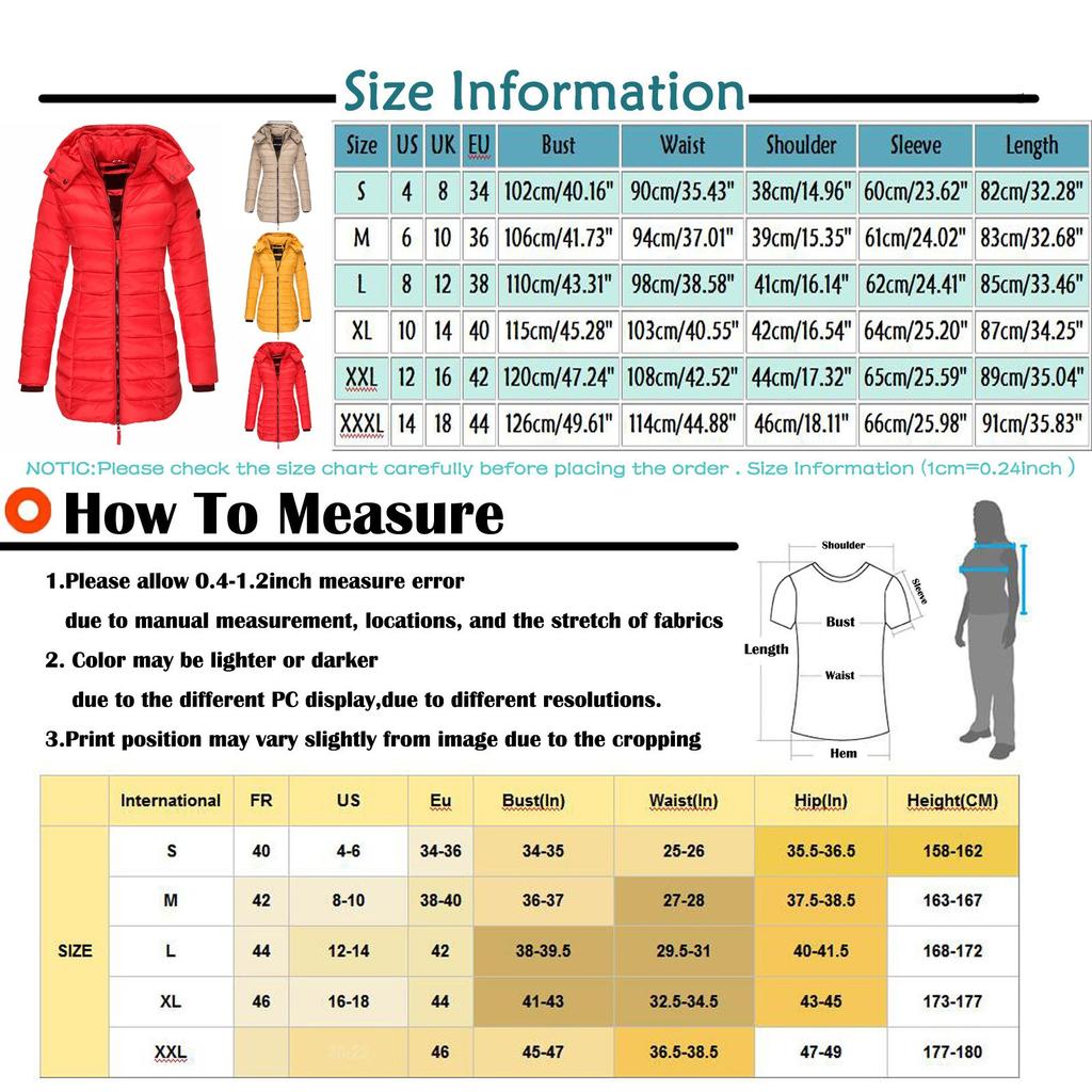 Womens Cotton-Padded Clothes Medium Long Solid Color Hooded Keep Warm Cotton Jacket Waistcoat Down Cotton Coat