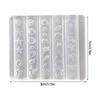 Moule à Ongles en Silicone Pour Effet Coquillage Décoration d'Ongles Nettoyage Facile