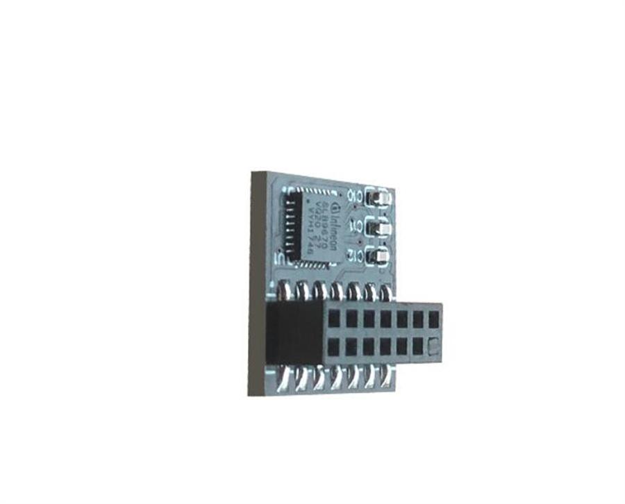 ASUS TPM 2.0 SPI ბარათის მოდულისთვის 14-1 პინი უსაფრთხოების ბლოკის დედაპლატისთვის Windows 11