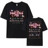 All The Feelings Tour 2026 T-Shirt Metrisch Broken Social Scene und Stars T-Shirts Unisex Streetwear Locker Lässig Damen/Herren T-Shirts