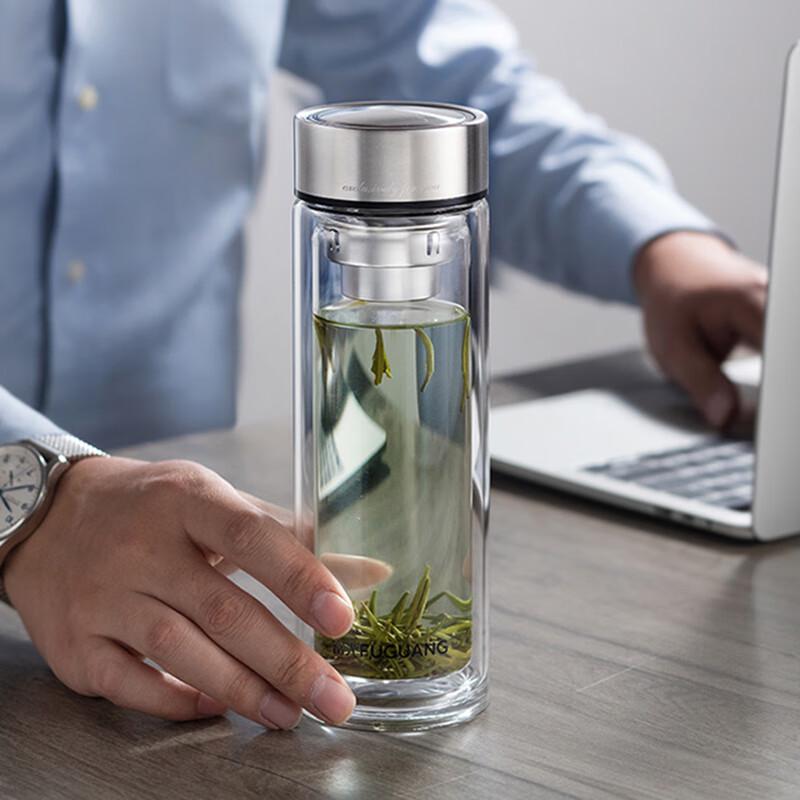 FUGUANG Zunjue Double-Layer High Borosilicate Glass Tea Infuser