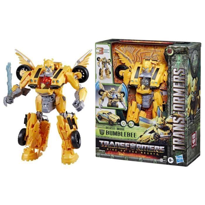 Transformers: Rise of the Beasts, figurine Beast-Mode Bumblebee de 25 cm avec sons et lumières, à partir de 6 ans