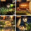 Solar Pathway Lights LED 2pack Outdoor Landscape Path Lamp Waterproof Solar Garden Lights for Yard Garden Walkway Patio Driveway
