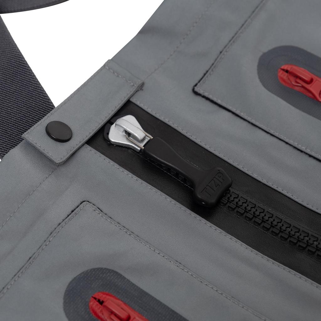 Kylebooker 5-Layer Zippered Chest Waders Fly Fishing Stockingfoot Waders for Men Breathable