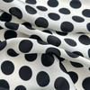 Luxury Black White Polka Dot Square Scarf Elegant Style Thin Silky Neck Scarf Casual Decorative Hairband For Women