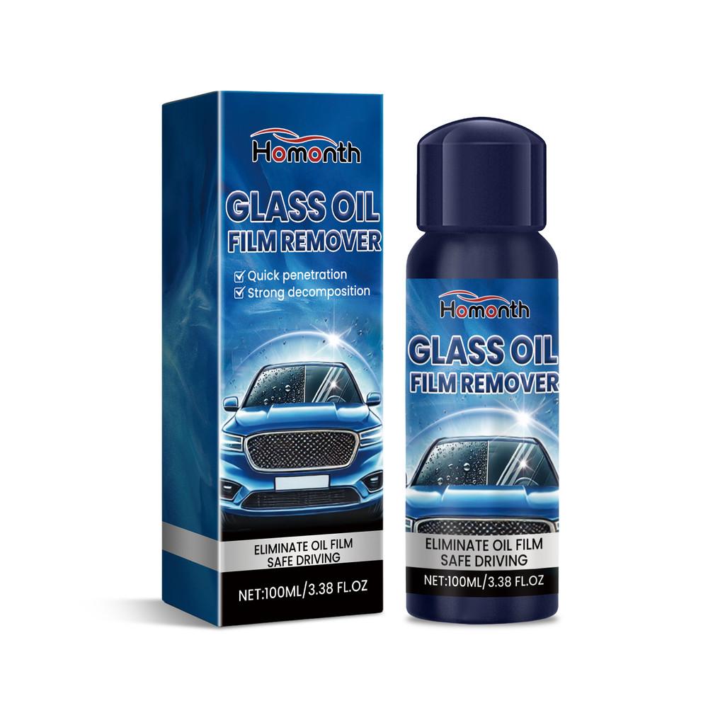 Homonth Очиститель масляной пленки со стеклом для автомобильных стекол Эффективное удаление пятен и кристально чистый результат