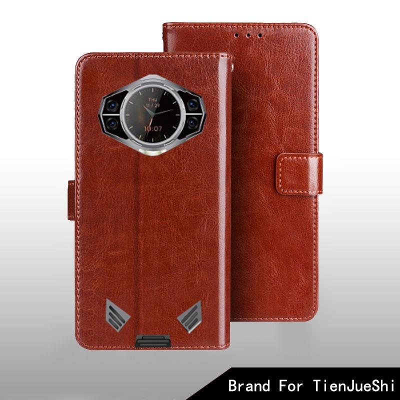 Case For Phone Yulin-003 Black/Dark/Blue For Doogee S200 G Case Flip Business Magnet Stand Leather Case Card Slots Phone Accessories