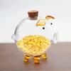 Money Saving Bank Pig Shape Jar Coin Saving Box Clear Pig Money Box Cash Coins Bills Saving Boxes for Children Boys Girls