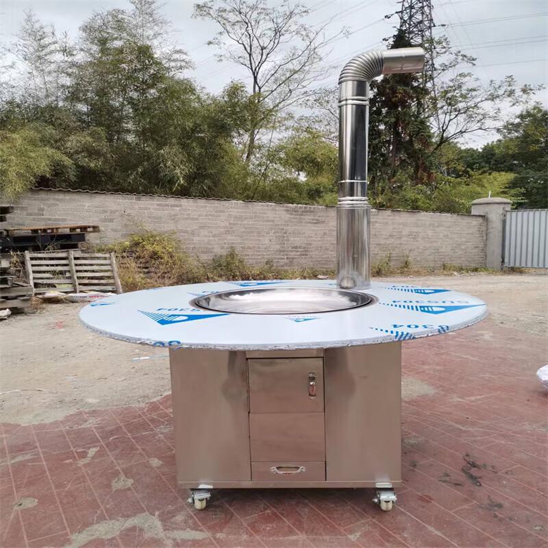 GOWKE Stainless Steel Wood Burning Stove 56cm Diameter