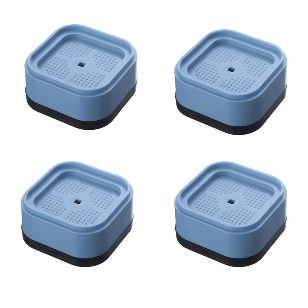 Washing Machine Riser Anti-Rust Feet Pads Refrigerator Anti-Vibration Non-Slip Base Elevation 3 5cm Single Layer Set of 4