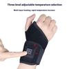 Cordless Wrist Massager USB Rechargeable Wrist Brace Wrap with Massage for Wrist Carpal Tunnel Fatigue Relief for Home Office
