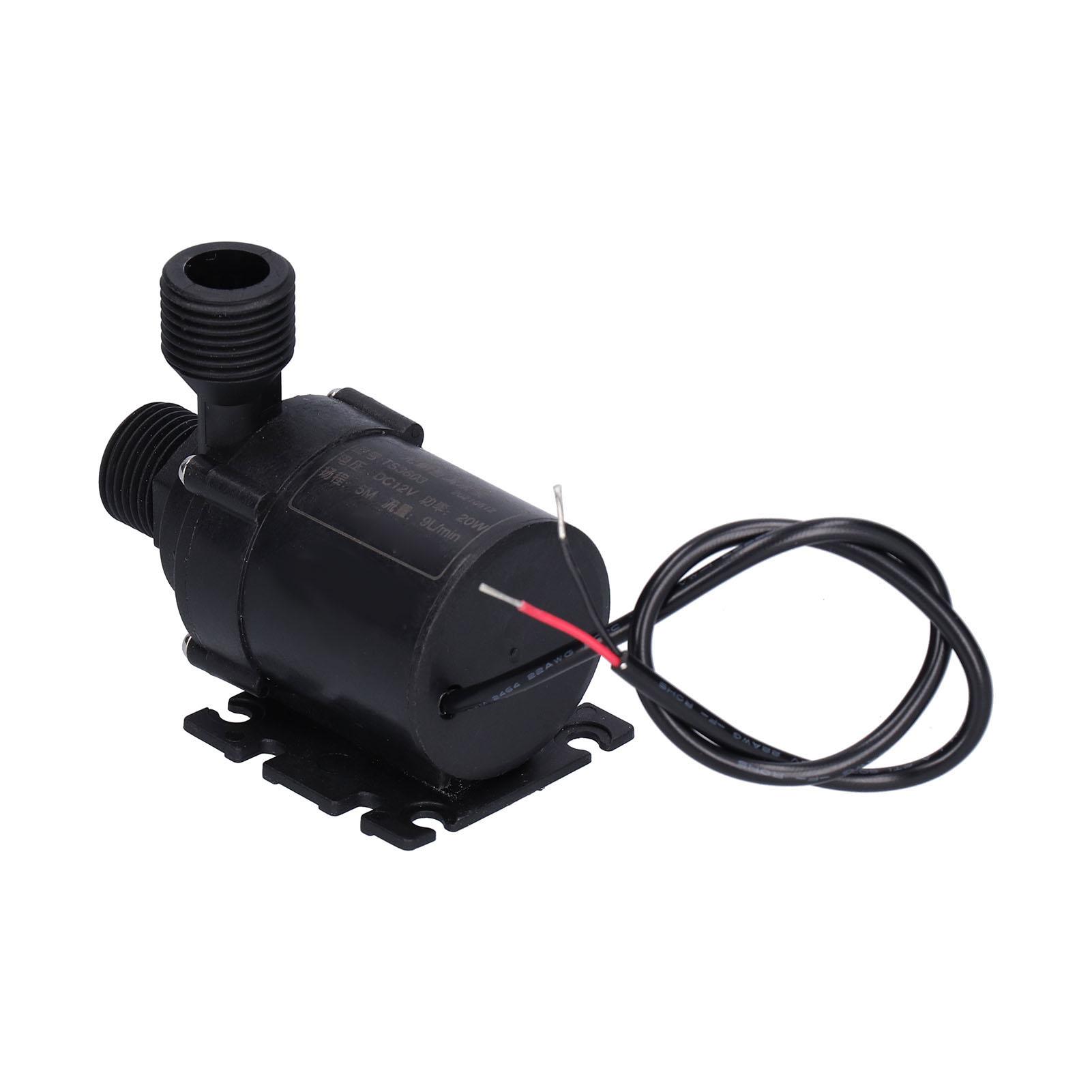 

Насос для підвищення тиску води DC 12V Міцний мініатюрний циркуляційний занурювальний насос з різьбою G12 для фонтану