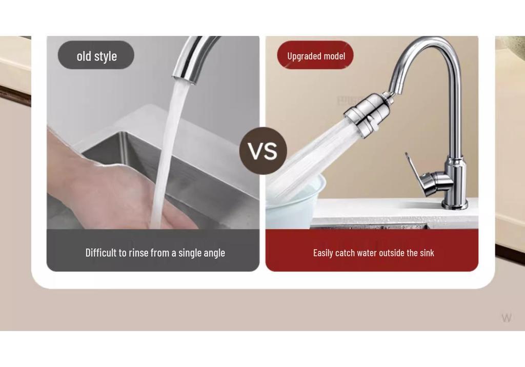 Universal Kitchen Faucet Water Purifier - Anti-Splash Filter Extension