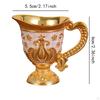 European Goblet Gold Handle Glass Gifts Decorative Wine Cup Luxury Restaurant Decor for Living