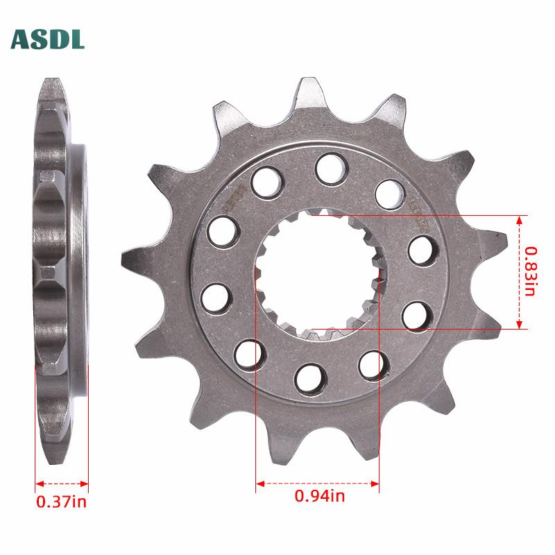 Motorcycle Part 13T Front Sprocket For Honda CR250 RJ RL RN RR RS RT RV R-2-8 1988-2008 CRF250 CRM250 CRF450 CR500 TRX 450 700