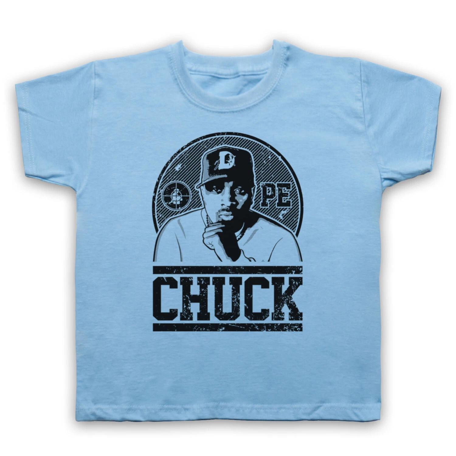 CHUCK D PUBLIC ENEMY TRIBUTE ICONIC RAPPER UNOFFICIAL KIDS CHILDS T-shirt 100