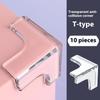 4/10Pcs Clear Anti-Collision Coffee Table Furniture Corner Protectors Soft Corner Sheathing Living Room Decor