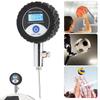LED Display Digital Pressure Gauge Rubber Protective Cover Mini Barometer Soccer Ball