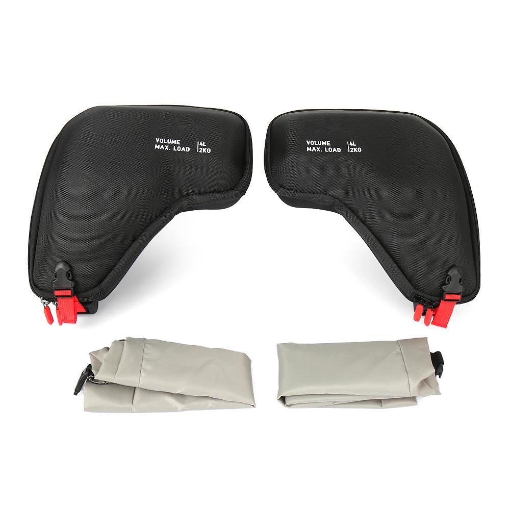 For BMW R1300GS Adv 4L Left Right Radiator Cowl Bags Side Storage Bag Waterproof