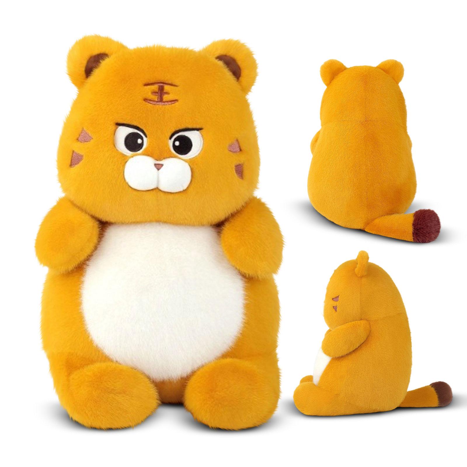 

40cm Plush Tiger Stuffed Animal Soft Toy Sitting Design High Quality Fabric Durable Construction Suitable for Kids and Collectors One Size