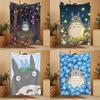 Classic Cartoon T-Totoro-S Cute Blanket Soft Warm Furry Throw Super Kids Toys Bed Sofa Car Cradle