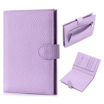 Genuine Leather Passport Slim Passport Card Storage Travel Passport for Domestic and International Business and Overseas Travel [Bearneko] Bi-fold