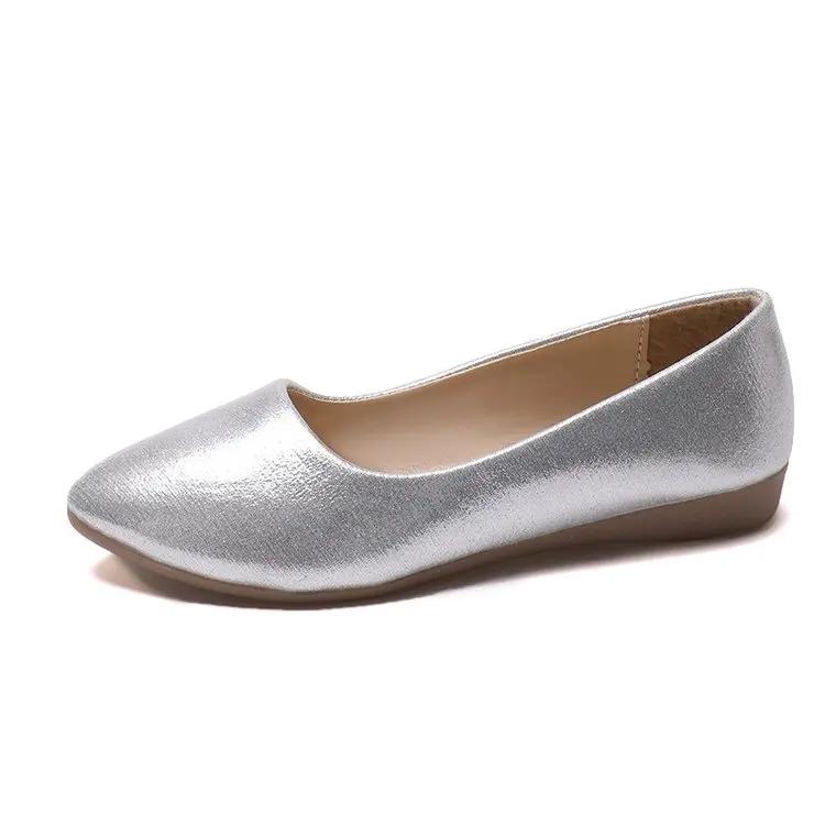 Women's New Flat Sole Shoes Sharp Pointed Shallow Mouth Shoe  Elegant Female Shoes Casual Breathable Ladies Flats Mujer
