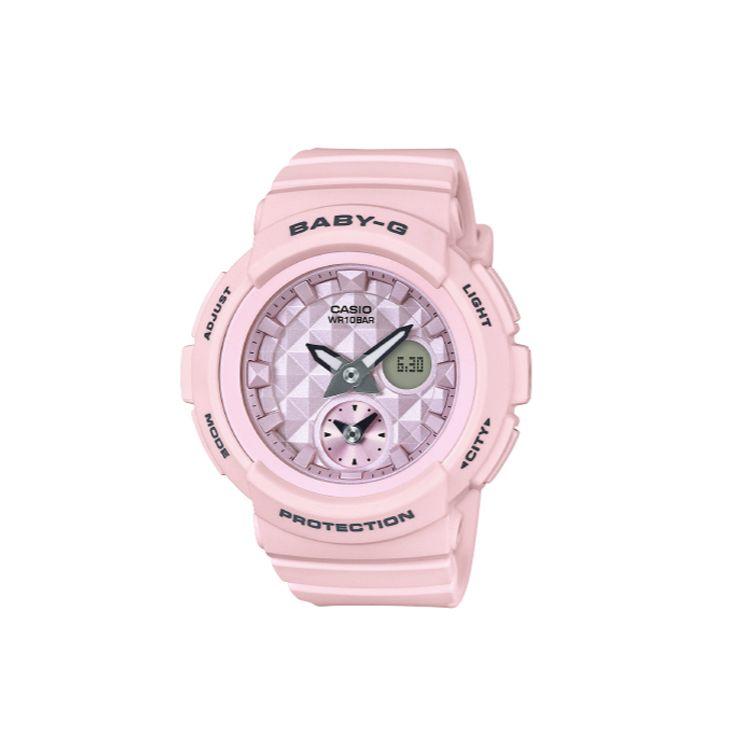 Casio Baby-G Pink Beach Color Waterproof Shockproof Sports Fashion Quartz Watch Women watches BGA-190BE-4ADR Pink Watch Dial