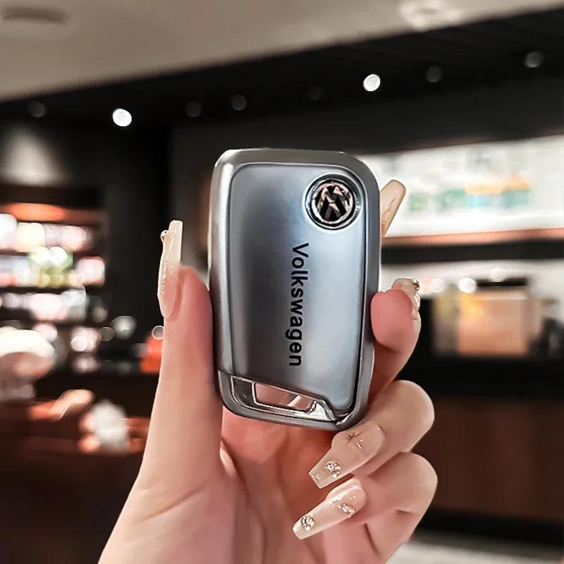 Dla VOLKSWAGEN VW Pokrowiec Etui Uchwyt Obudowa Brelok TPU do Kluczy Samochodowych dla VW Volkswagen Passat B6 B7 B8 CC Arteon Magotan GTE Brelok do Kluczy Samochodowych