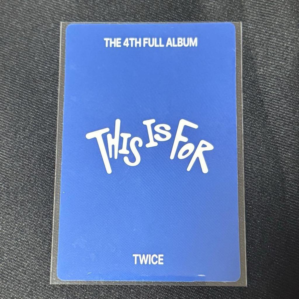 [USED] Authentic TWICE THIS IS FOR Pre-recorded Trading Card Tzuyu