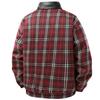 Double-sided PU leather jacket men's spring and autumn lapel plaid jacket loose casual locomotive jacket trendy fashion