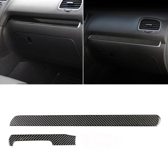 

2 шт. наклейки на приборную панель автомобиля с центральным управлением для Vw Golf 6 R Mk6