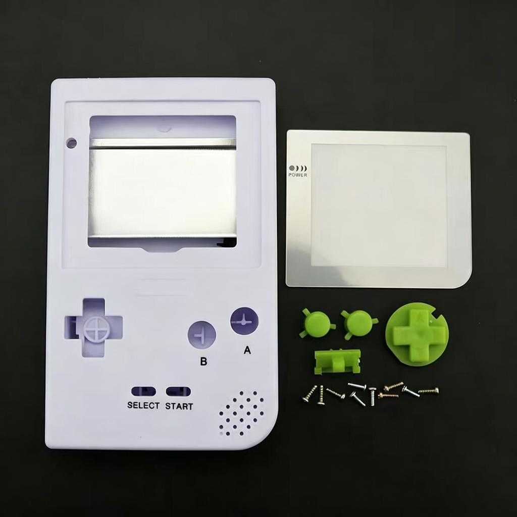 High Quality GBP Housing Shell with Buttons Conductive Rubber Pad Lens Kits for Gameboy Pocket GBP Screen Gaming Case