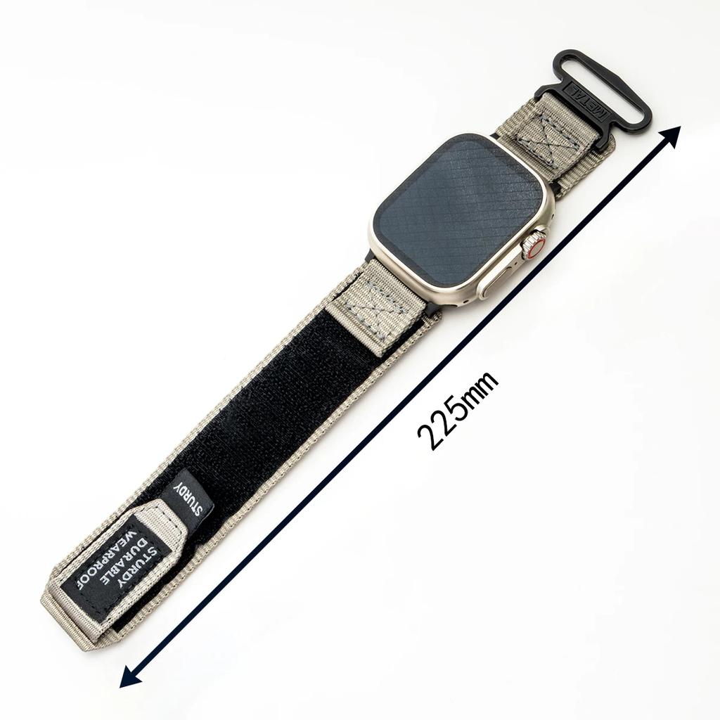 ΝΕΟ Αθλητικό Νάιλον Λουράκι για Apple Watch Band Ultra 2 49mm 46mm 42mm 45/44/41mm 40mm Βραχιόλι για Iwatch Series 10 9 8 7 6 SE 5 4